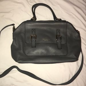Grey Kate Spade Crossbody Purse